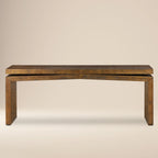 Console en bois de noyer moderne pour entrée ou salon