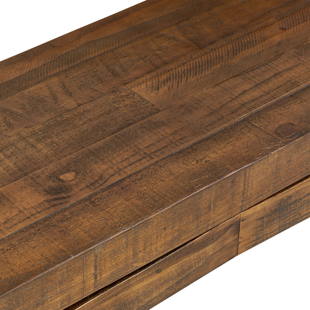 Modern Walnut Walnut Wood Console Table for Entryway or Living Room