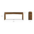 Console en bois de noyer moderne pour entrée ou salon