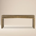 Modern Weathered Pine Console Table for Entryway or Living Room