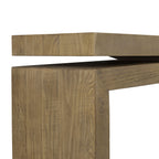 Console moderne en pin patiné pour entrée ou salon