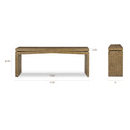 Console moderne en pin patiné pour entrée ou salon