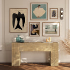 Console moderne naturelle pour entrée ou salon