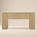 Modern Natural Console Table for Entryway or Living Room