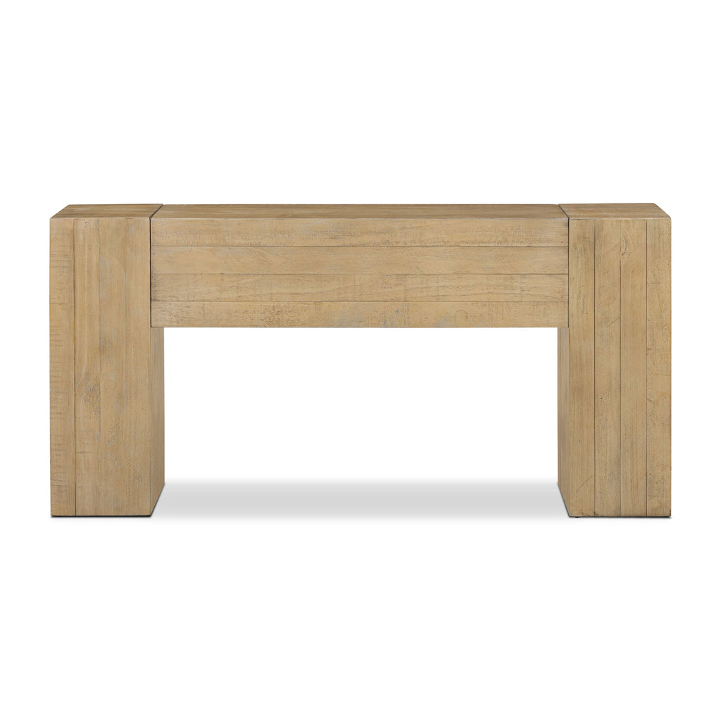 Modern Natural Console Table for Entryway or Living Room