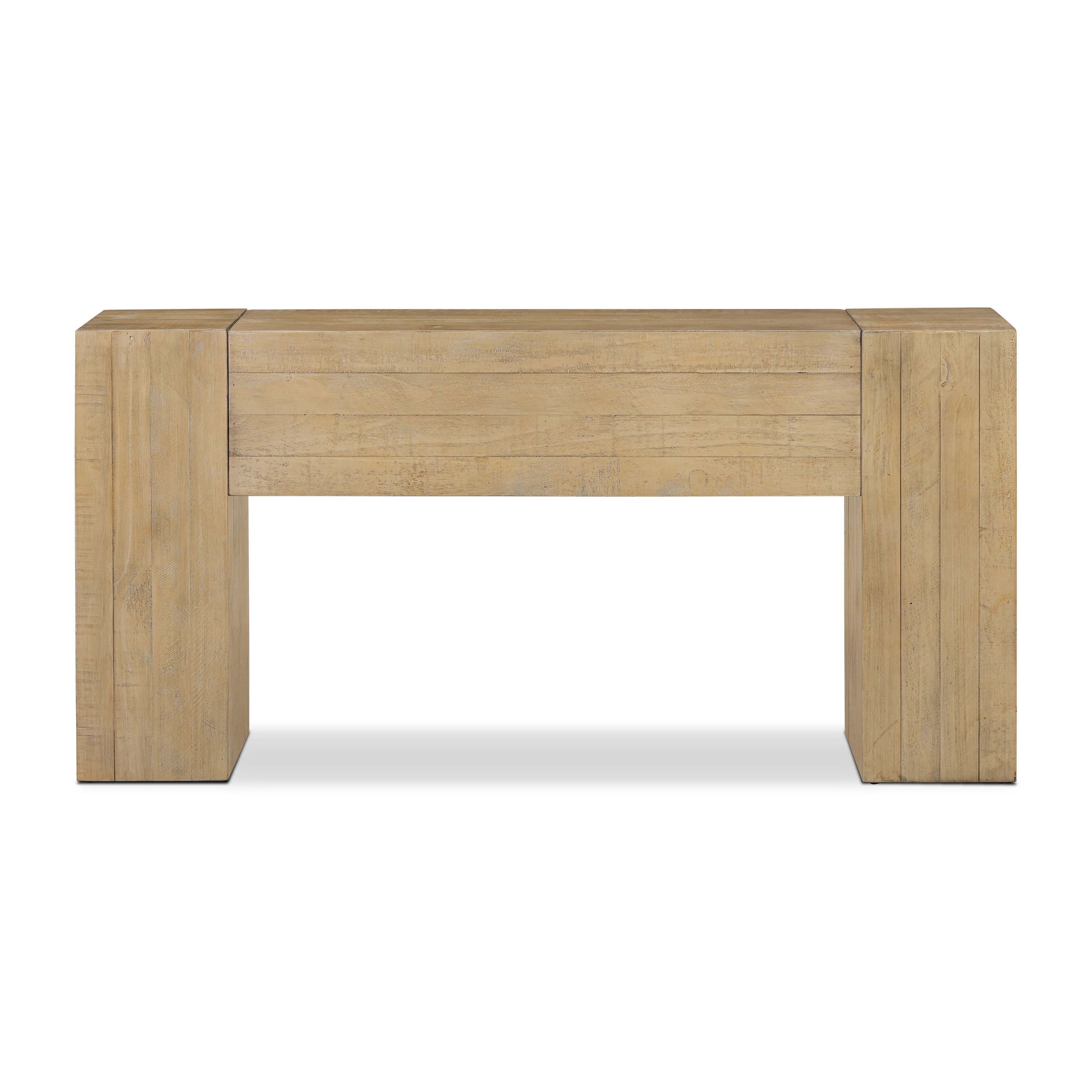 Modern Natural Console Table for Entryway or Living Room