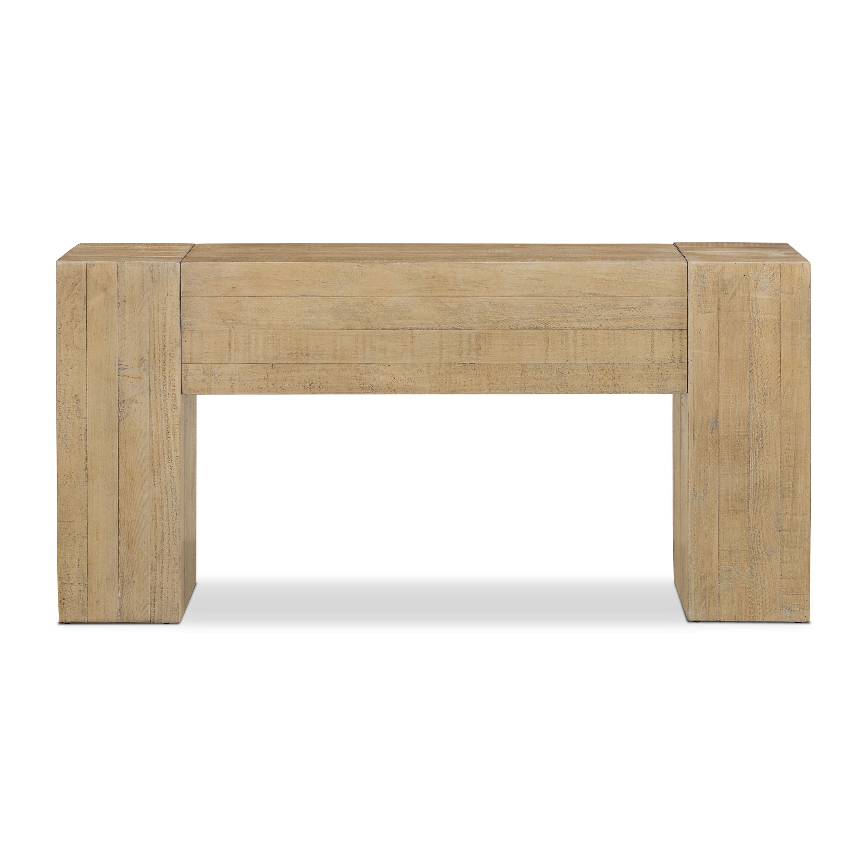 Modern Natural Console Table for Entryway or Living Room