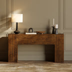 Console en bois de noyer moderne pour entrée ou salon