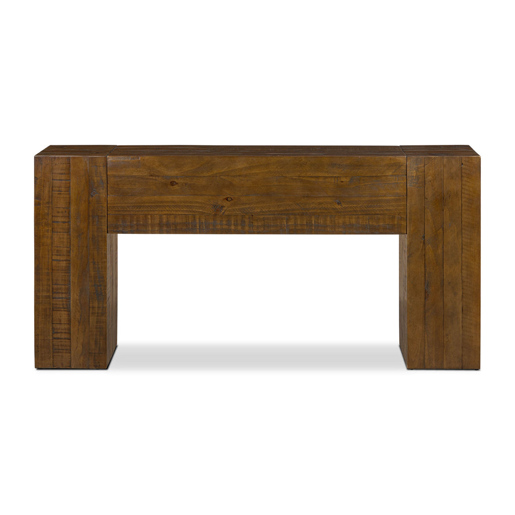 Modern Walnut Walnut Wood Console Table for Entryway or Living Room