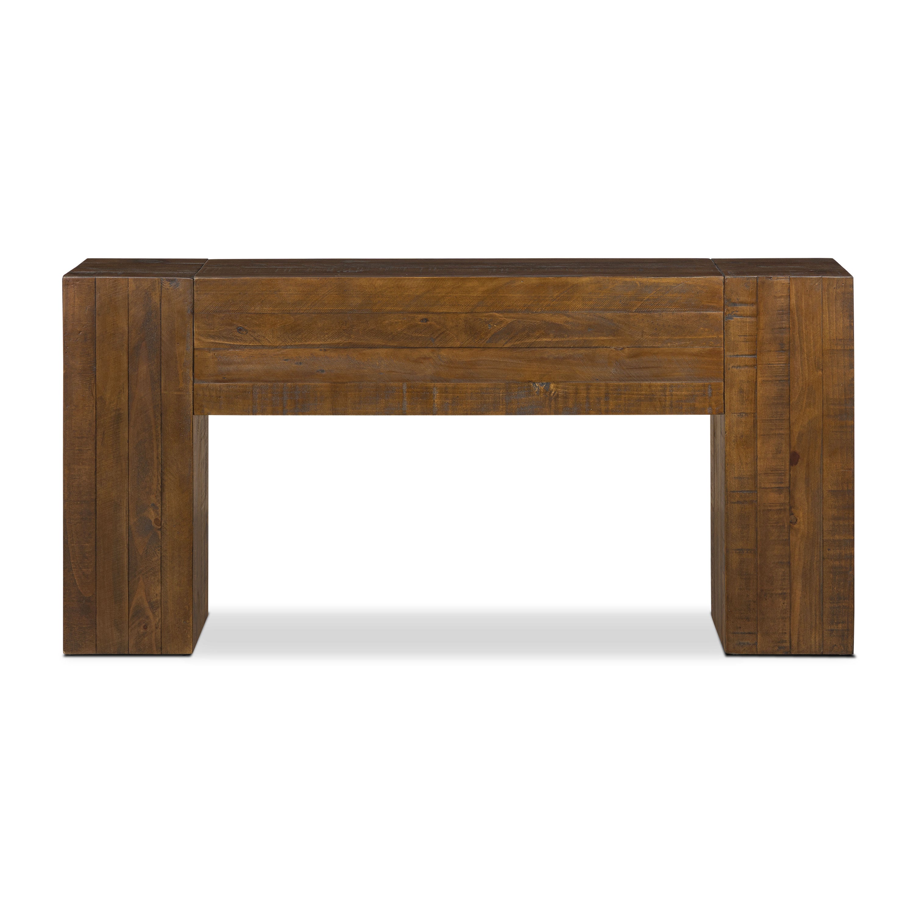 Modern Walnut Walnut Wood Console Table for Entryway or Living Room