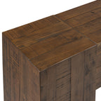 Console en bois de noyer moderne pour entrée ou salon