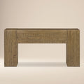 Modern Weathered Pine Console Table for Entryway or Living Room