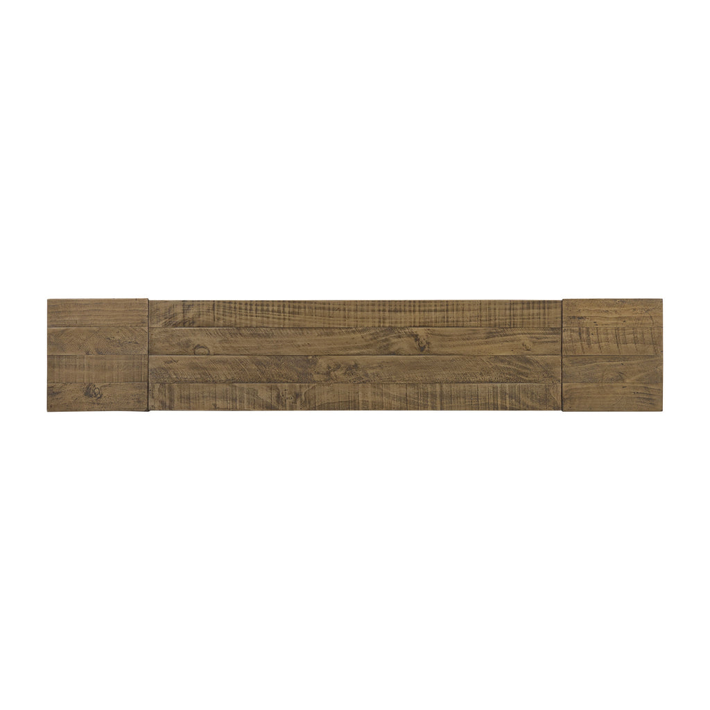 Modern Weathered Pine Console Table for Entryway or Living Room