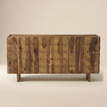 Modern Burnished Brown Sideboard with Kiln-Dried Wood Frame