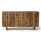 Bahut moderne marron bruni avec cadre en bois séché au four