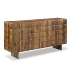 Bahut moderne marron bruni avec cadre en bois séché au four
