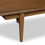 Bahut en noyer style Mid-Century Modern