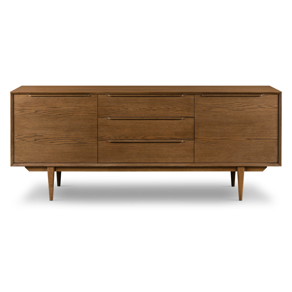 Mid-Century Modern Walnut Walnut Wood Sideboard