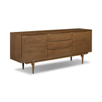 Bahut en noyer style Mid-Century Modern