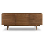 Bahut en noyer style Mid-Century Modern