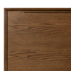 Bahut en noyer style Mid-Century Modern