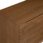 Bahut en noyer style Mid-Century Modern