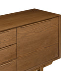 Bahut en noyer style Mid-Century Modern