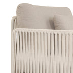 Fauteuil moderne en pierre avec conception résistante aux intempéries pour le salon