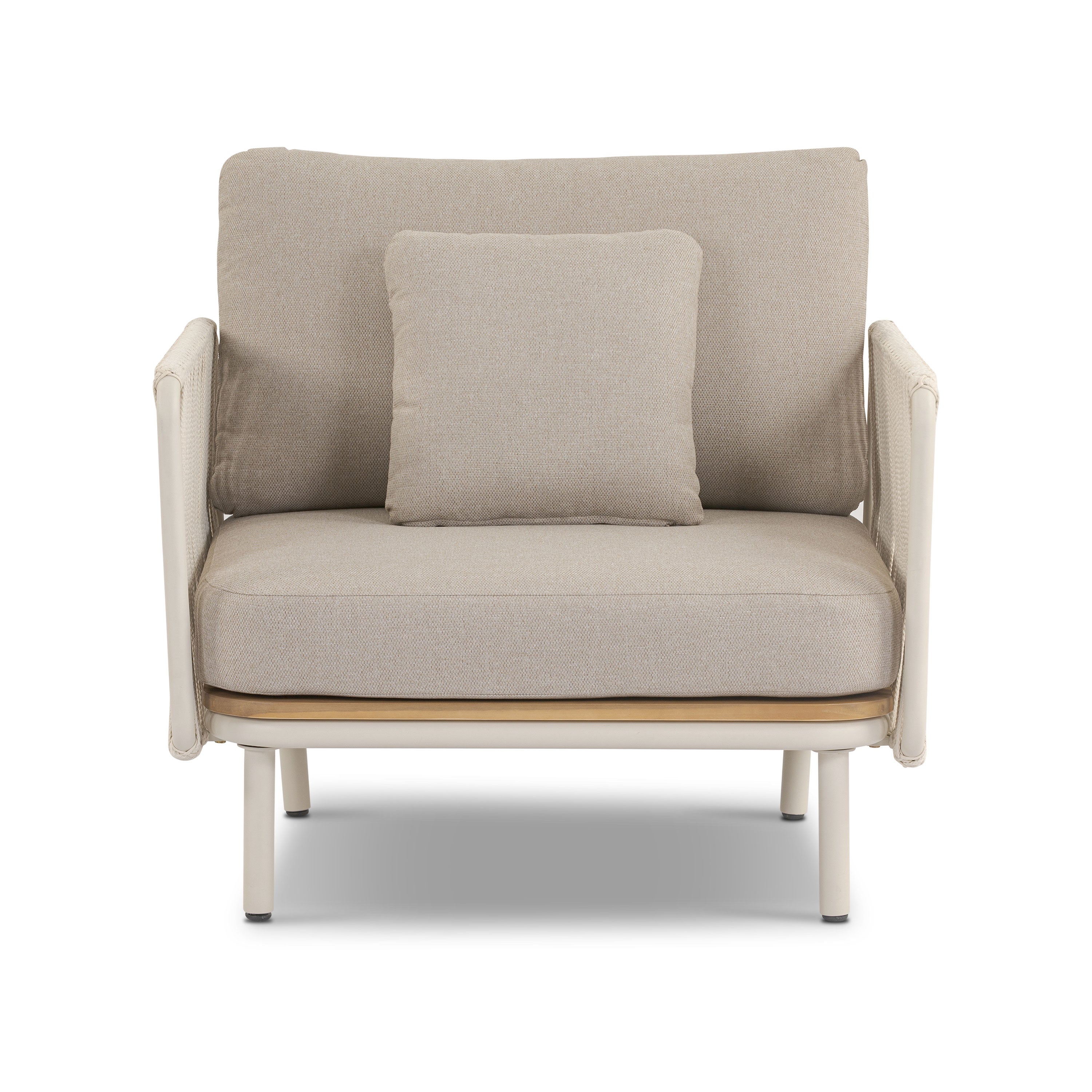 Modern Stone Lounge Chair with Weather-Resistant Build for Living Room