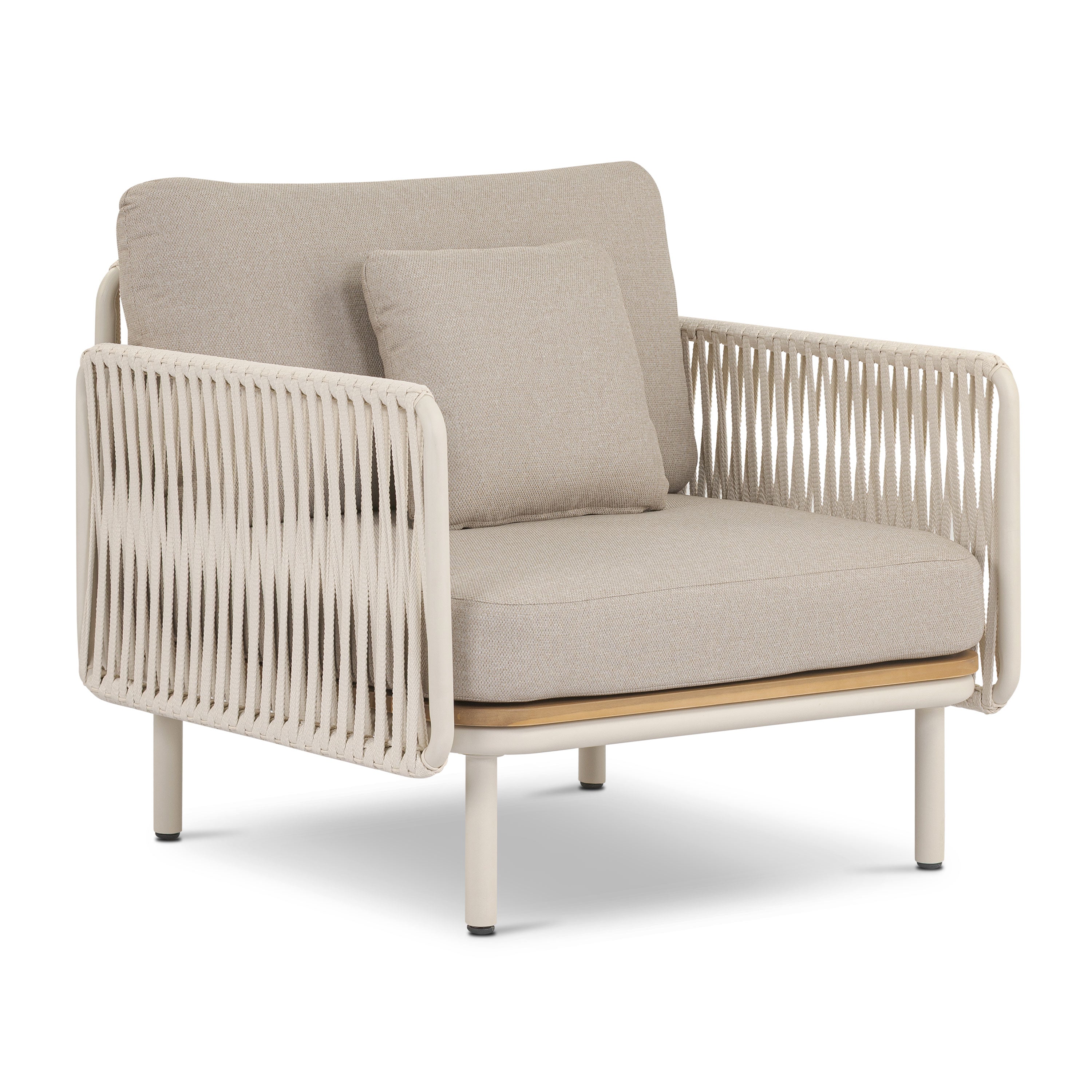 Modern Stone Lounge Chair with Weather-Resistant Build for Living Room
