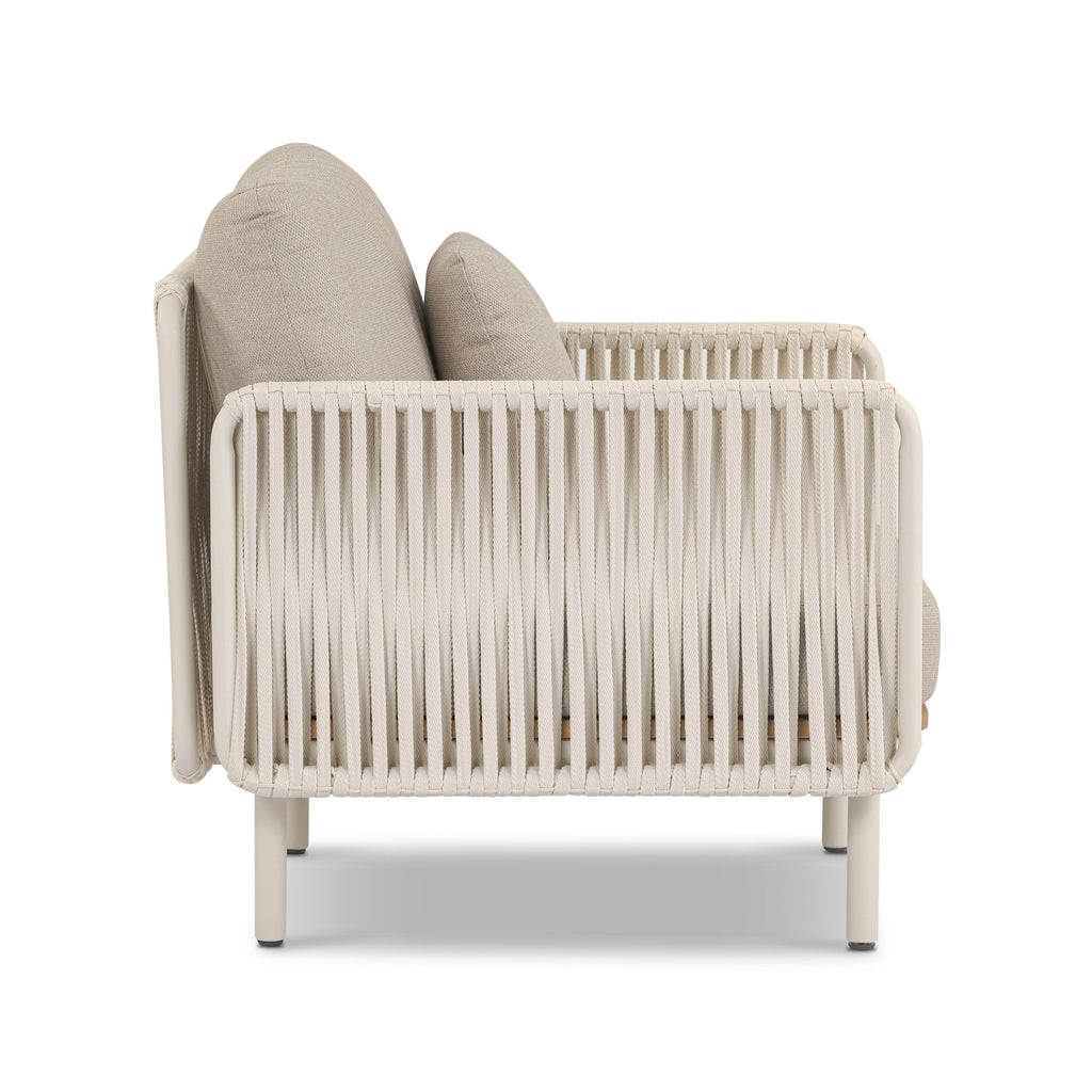 Modern Stone Lounge Chair with Weather-Resistant Build for Living Room