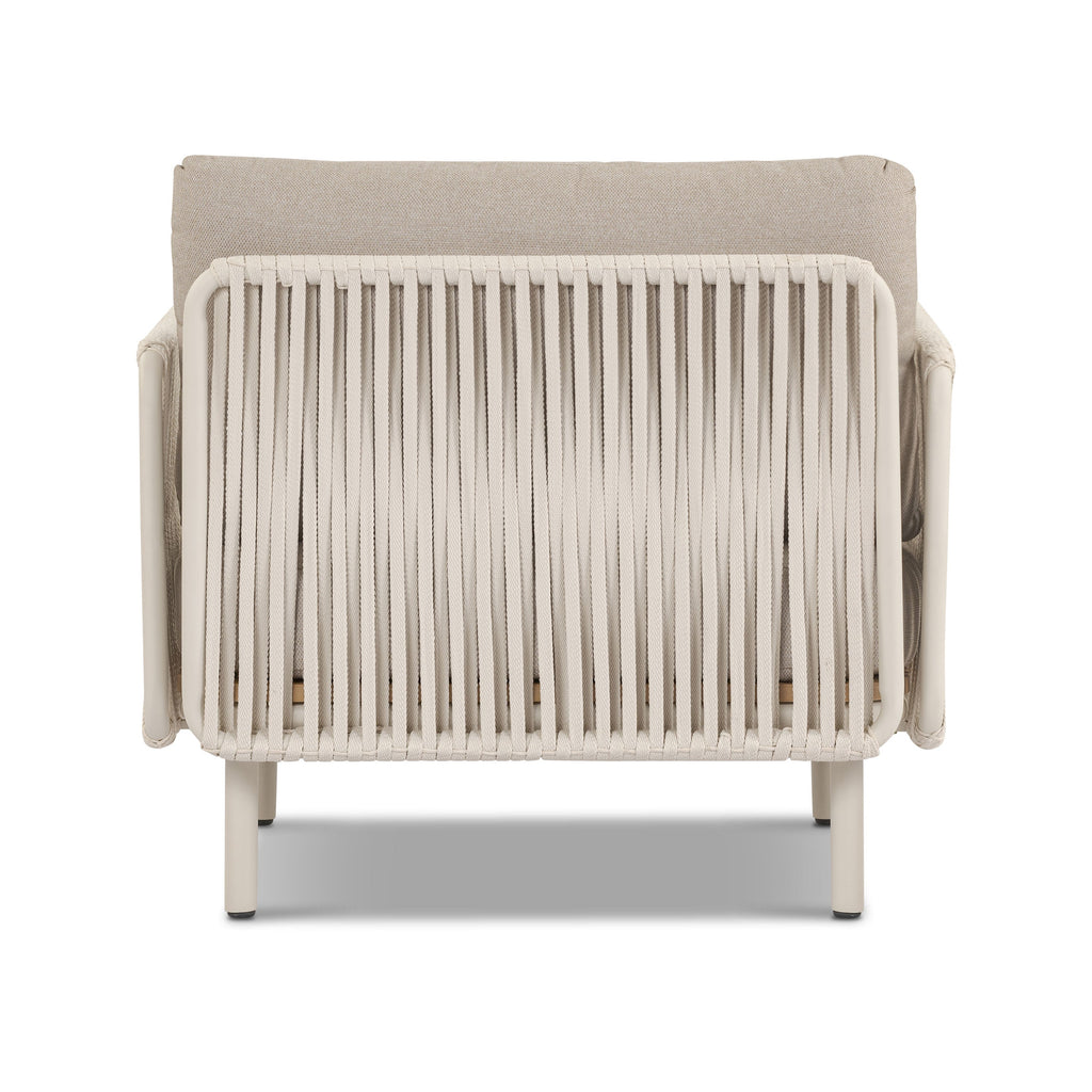 Modern Stone Lounge Chair with Weather-Resistant Build for Living Room