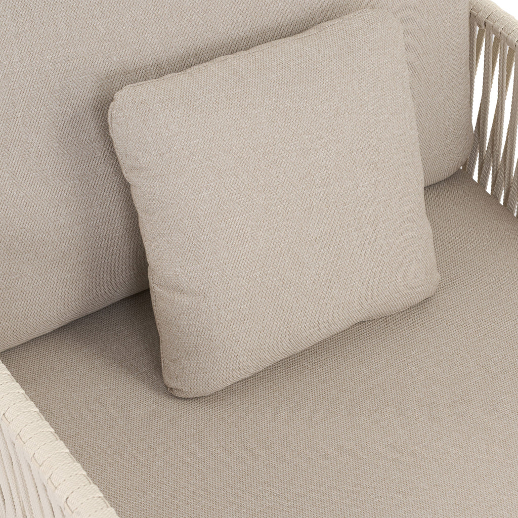 Modern Stone Lounge Chair with Weather-Resistant Build for Living Room