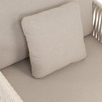 Fauteuil moderne en pierre avec conception résistante aux intempéries pour le salon