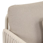 Fauteuil moderne en pierre avec conception résistante aux intempéries pour le salon
