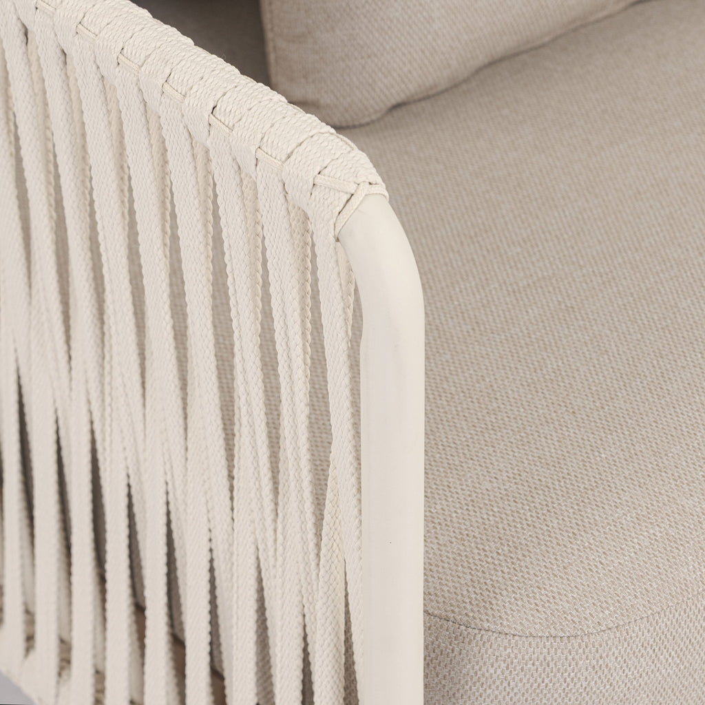 Modern Stone Lounge Chair with Weather-Resistant Build for Living Room